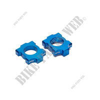 Axle blocks blue yz/wr 22mm (1SR-F1932-0B-L0)-Yamaha