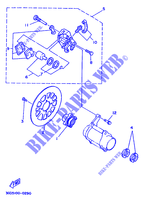 REAR BRAKE CALIPER для Yamaha WARRIOR 1995