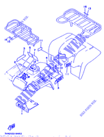 STICKER / LABEL 1 для Yamaha BIG BEAR 1989