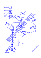 REAR BRAKE MASTER CYLINDER для Yamaha WARRIOR 1988