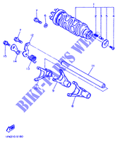 GEAR SHIFT SELECTOR DRUM / FORKS для Yamaha FZ 1989