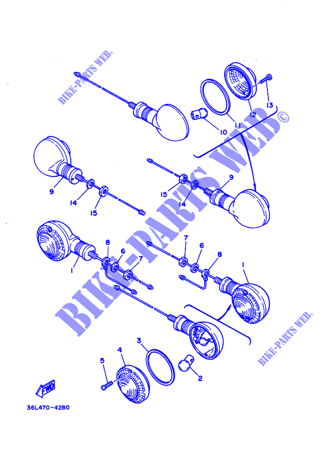 INDICATOR для Yamaha RX 1996