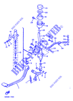 REAR BRAKE MASTER CYLINDER для Yamaha XJ 1987
