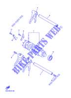 GEAR SHIFT SELECTOR DRUM / FORKS для Yamaha R6 2013