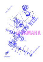 CRANKSHAFT / PISTON для Yamaha R125 2012