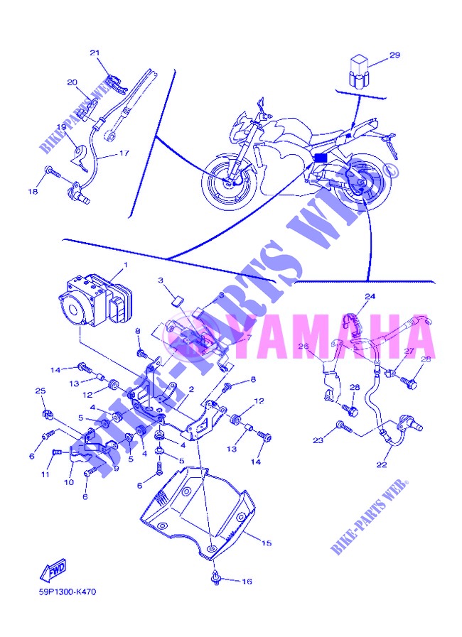 ELECTRICAL 3 для Yamaha FZ8 ABS 2013