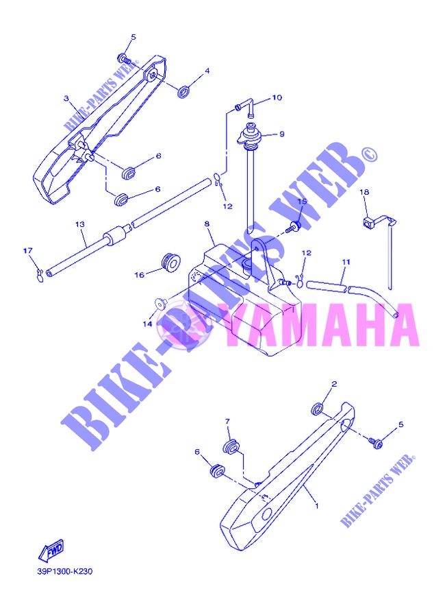 SIDE COVER для Yamaha FAZER 2013