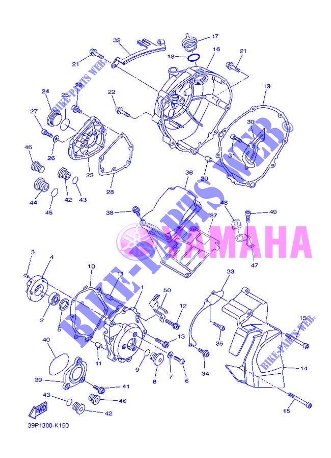 COVER   ENGINE 1 для Yamaha FAZER 2013