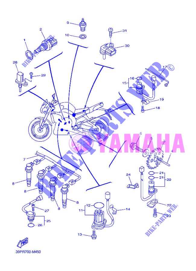 ELECTRICAL 1 для Yamaha FAZER 2013