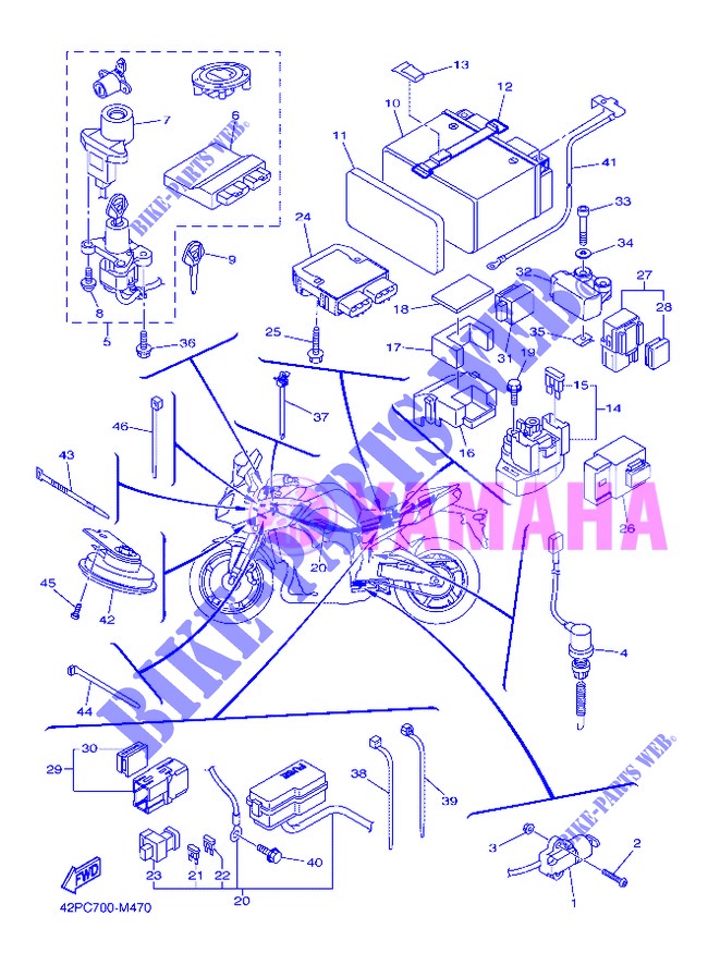 ELECTRICAL 2 для Yamaha FAZER 2013