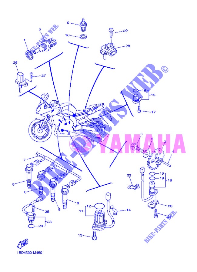 ELECTRICAL 1 для Yamaha FAZER ABS 2013