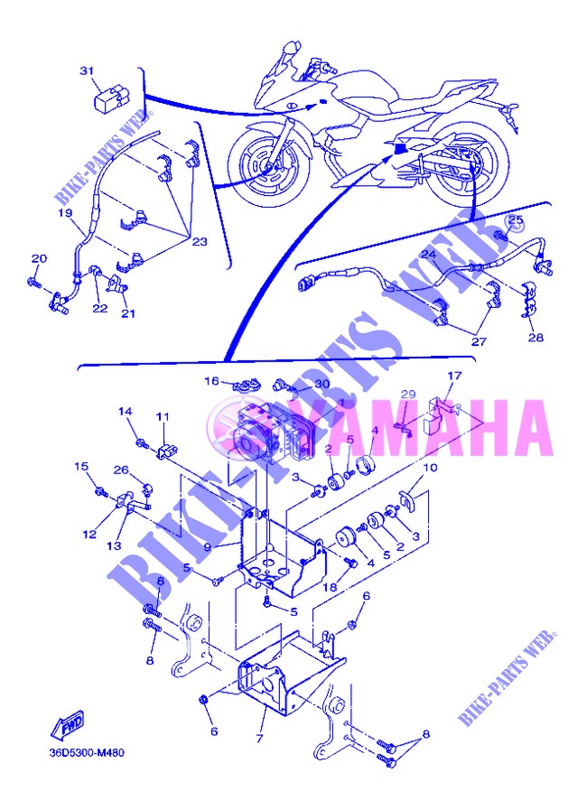 ELECTRICAL 3 для Yamaha XJ6 2013