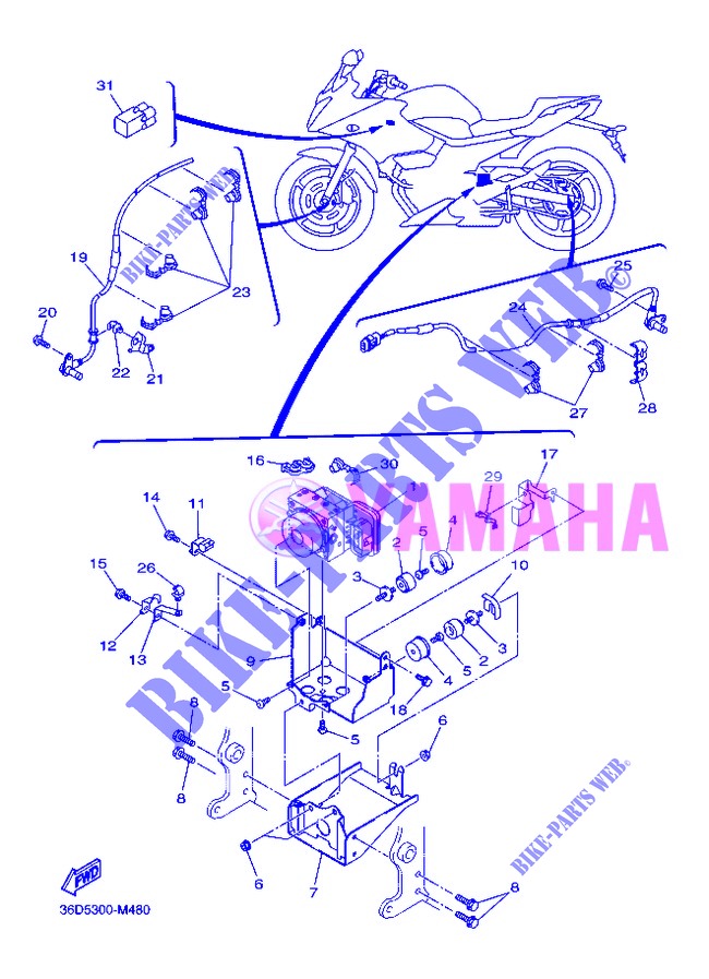 ELECTRICAL 3 для Yamaha XJ6 2013