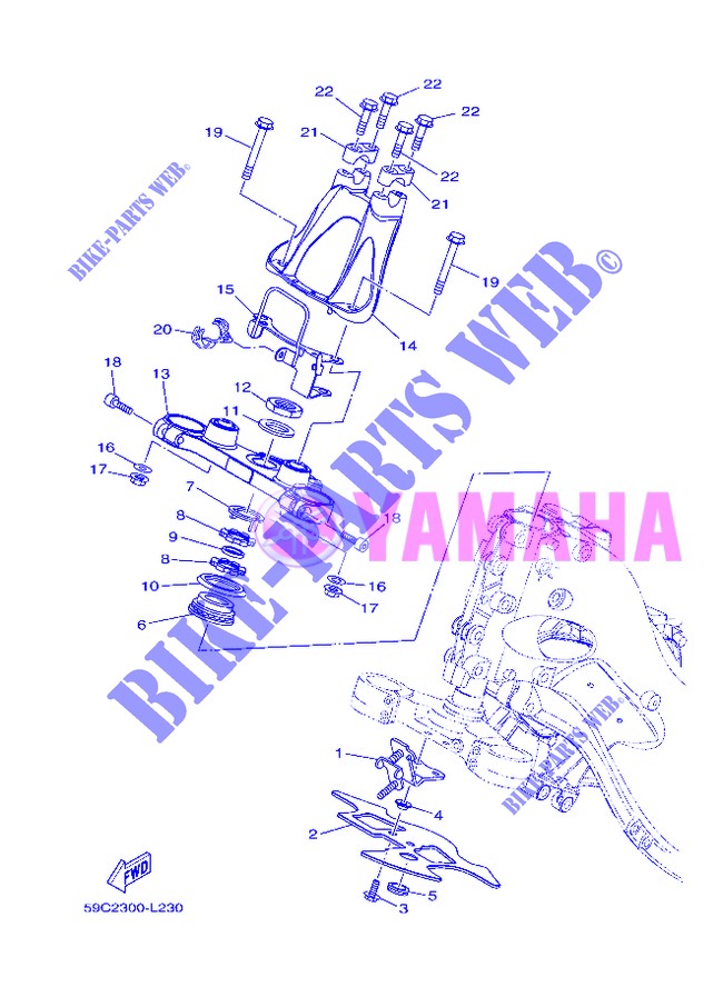 STEERING для Yamaha TMAX ABS 2013