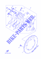 REAR BRAKE CALIPER для Yamaha MT07 2014