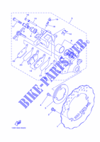 REAR BRAKE CALIPER для Yamaha MT07 ABS 2014