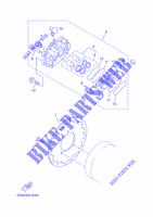 REAR BRAKE CALIPER для Yamaha XMAX ABS 2014