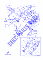 SIDE COVER для Yamaha R3 ABS RACE BLUE 2015