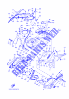 FUEL TANK 2 для Yamaha MT07 RACE BLUE 2015