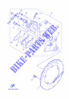 REAR BRAKE CALIPER для Yamaha MT07 RACE BLUE 2015