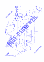 REAR BRAKE MASTER CYLINDER для Yamaha MT07 2014
