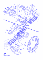 REAR BRAKE CALIPER для Yamaha YZ450F 2014