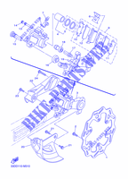 REAR BRAKE CALIPER для Yamaha YZ450F 2014
