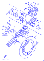 REAR BRAKE CALIPER для Yamaha TDM 1991