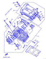 CYLINDER HEAD  для Yamaha TDM 1991