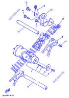 GEAR SHIFT SELECTOR DRUM / FORKS для Yamaha TDM 1991
