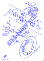 REAR BRAKE CALIPER для Yamaha TDM 1991