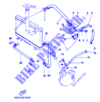 RADIATOR / HOSES для Yamaha TDR 1991