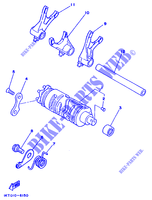 GEAR SHIFT SELECTOR DRUM / FORKS для Yamaha TDR 1988