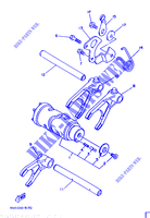 GEAR SHIFT SELECTOR DRUM / FORKS для Yamaha TRX 1997