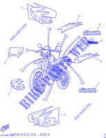 STICKER для Yamaha TTR 1997