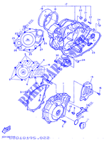 COVER   ENGINE 1 для Yamaha TTR 1997