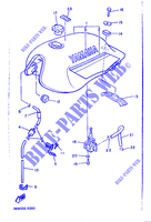 FUEL TANK для Yamaha XJ 1989