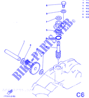 REV COUNTER GEAR для Yamaha DT 1989