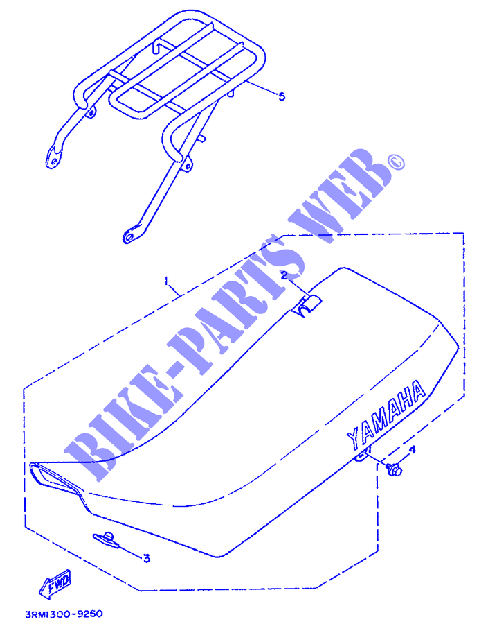 SEAT для Yamaha DTR 1991
