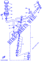 REAR BRAKE MASTER CYLINDER для Yamaha YZ 1989