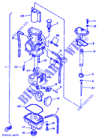 CARBURETOR для Yamaha YZ 1989