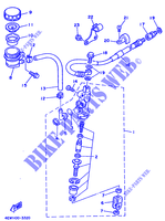 REAR BRAKE MASTER CYLINDER для Yamaha YZ 1993